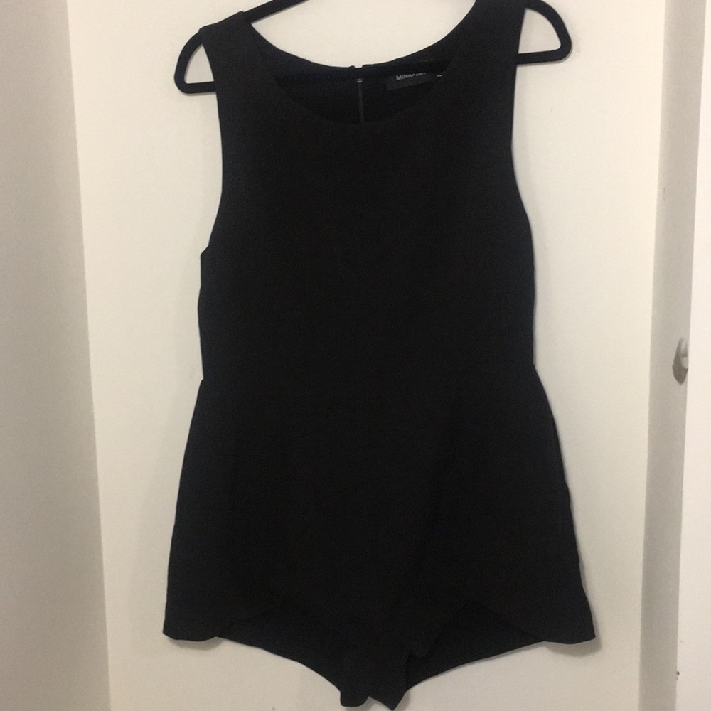 MINKPINK scallop bottom romper